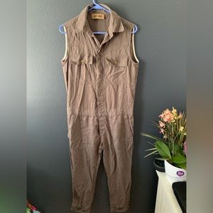 Karen Zambos sleeveless jumpsuit